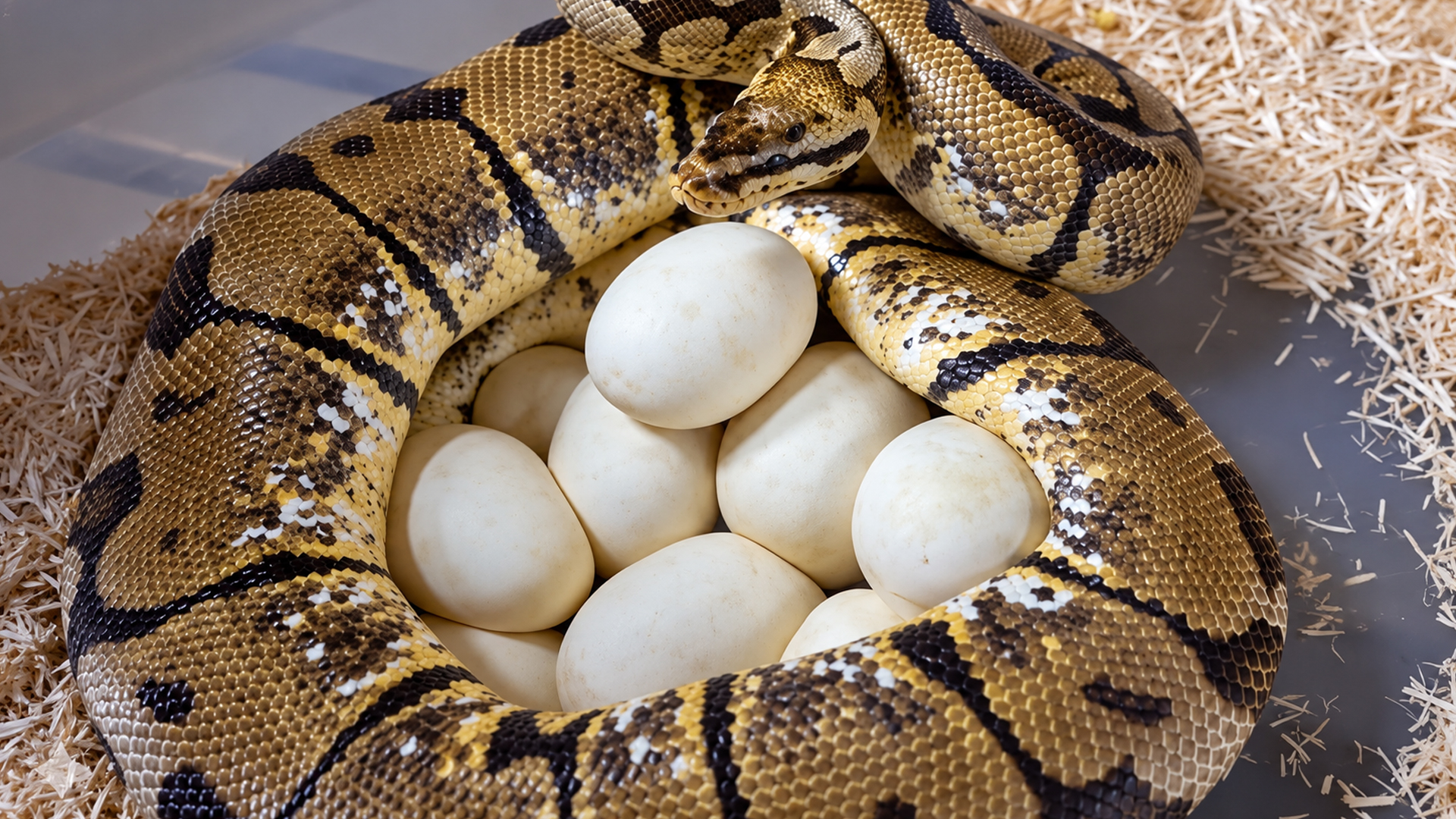 Ball pythons hatch with unexpected colors and patterns