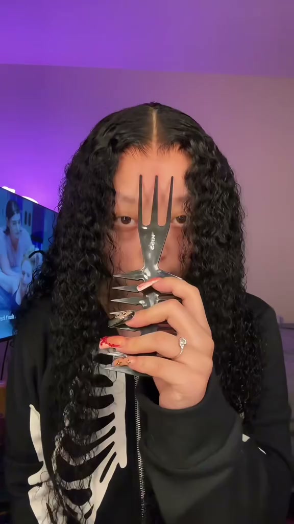 Quick curly wig install from bald cap to defined curls