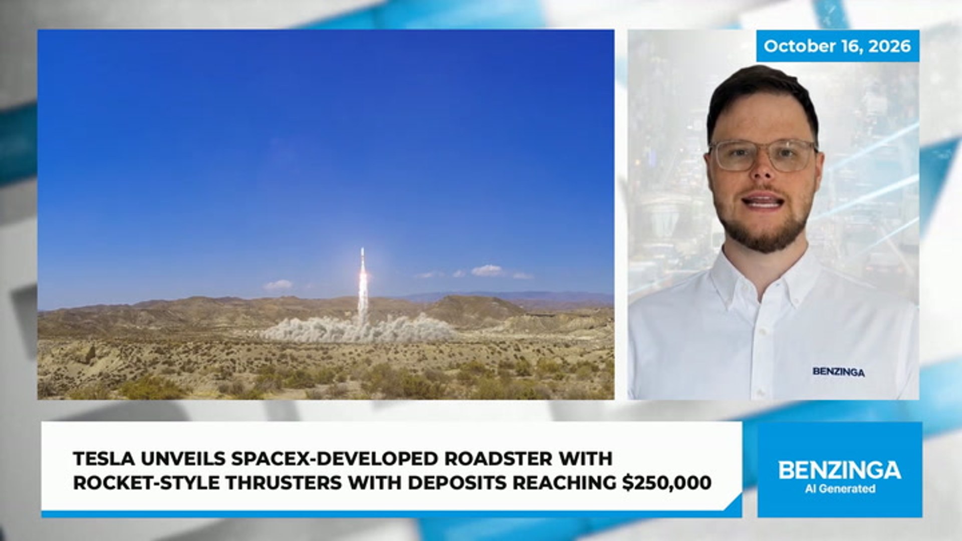 Tesla reveals rocket roadster