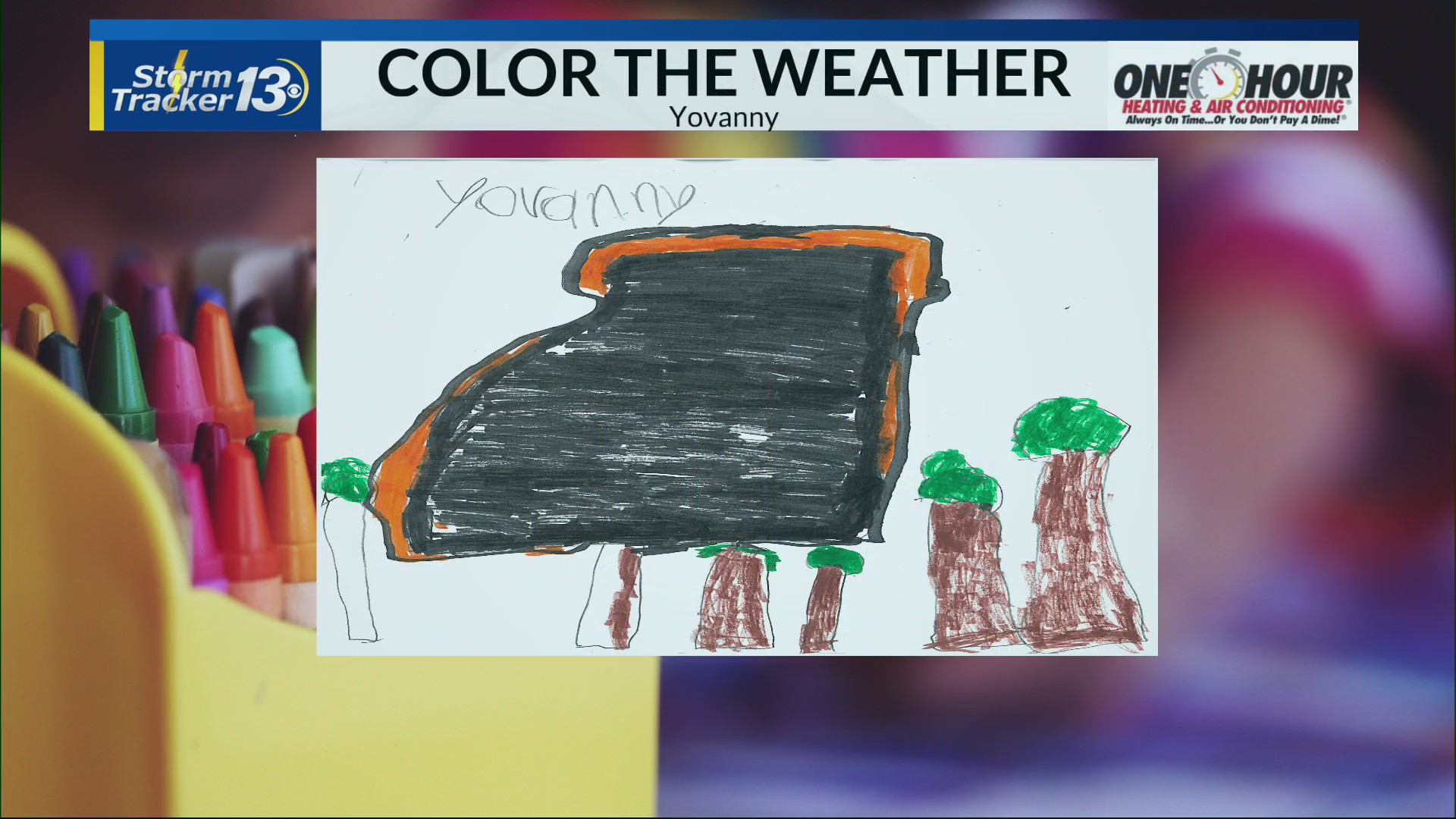 Color the weather: Yovanny