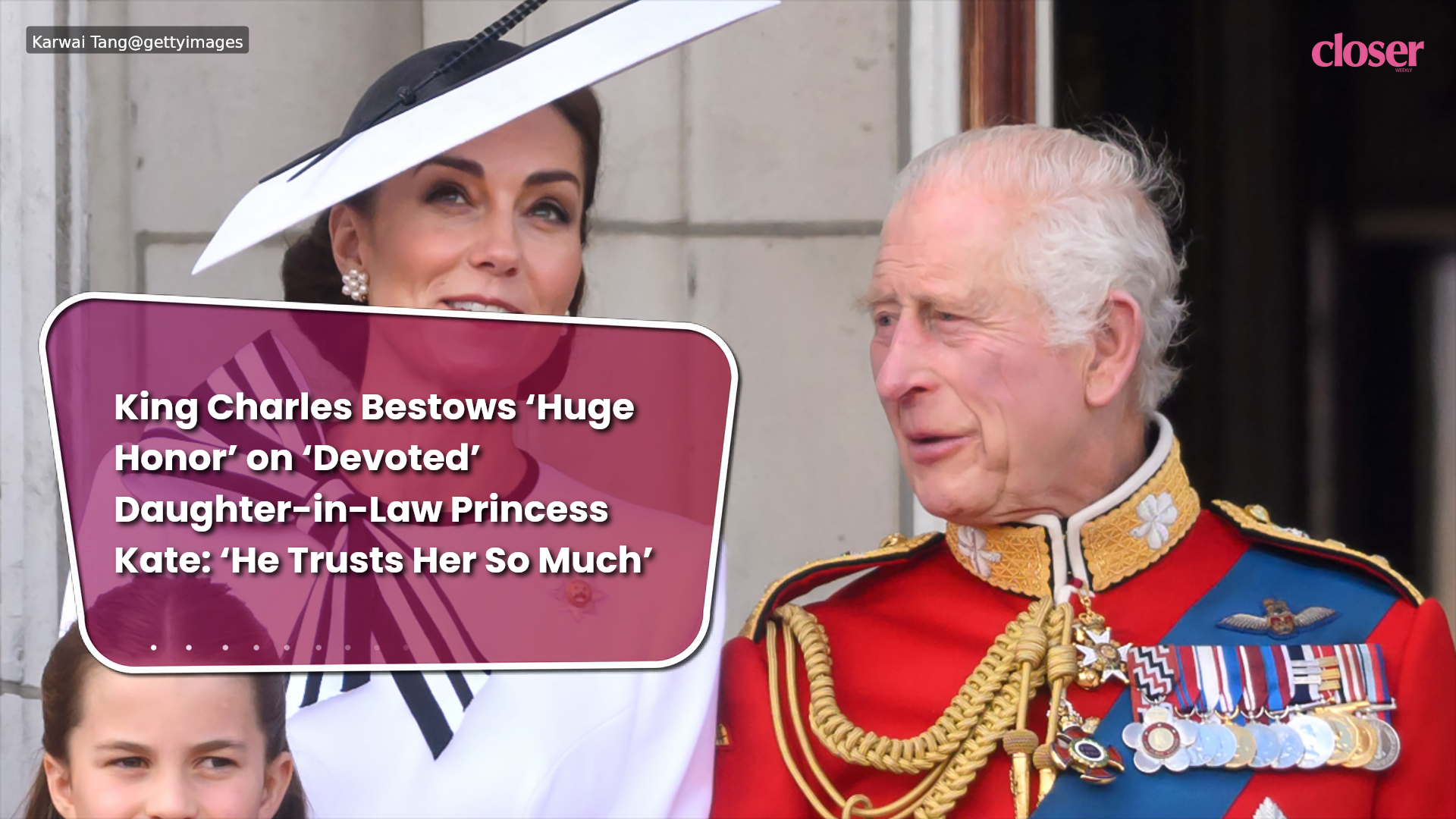 King Charles bestows huge honor on devoted daughter-in-law Princess ...