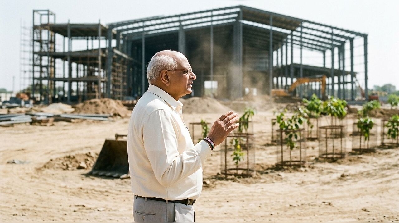 Gujarat chief minister inspects progress on Dholera smart city ...