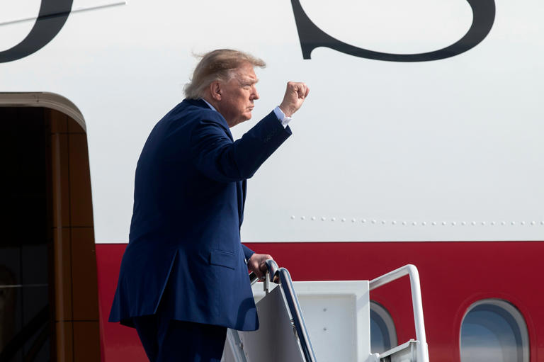 Trump hits Georgia to rally Republicans despite party divisions in ...