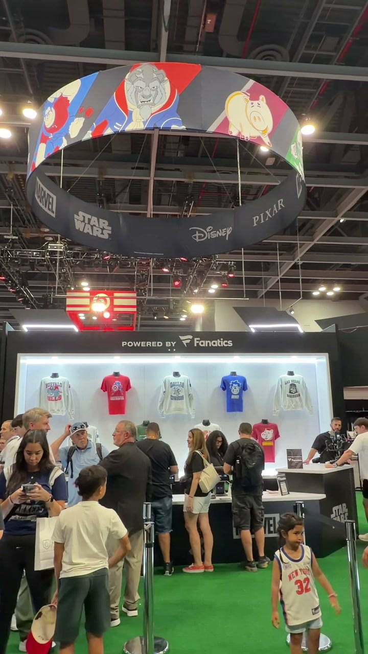 Disney’s NFL collab at Fanatics Fest