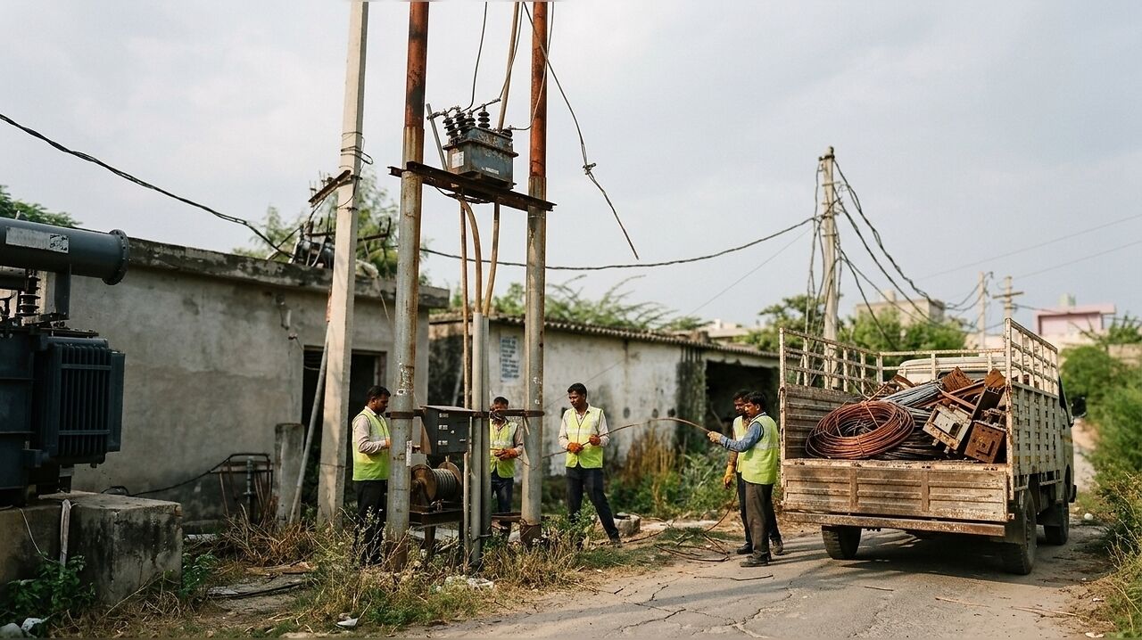 Haryana power utility faces race against time to remove 1,900 defunct poles