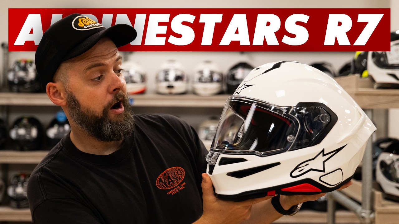 First look at the new Alpinestars R7 motorcycle helmet