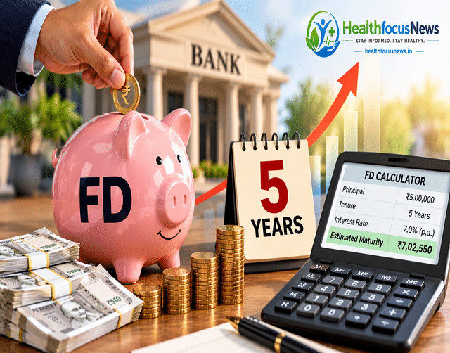 FD calculator 2026: Invest ₹5 lakh for 5 years and see how much ...