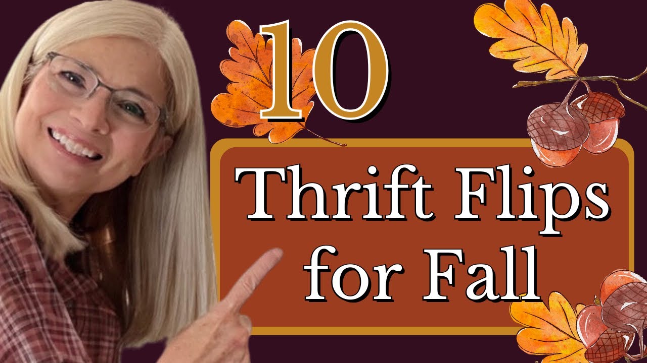 10 easy thrift store upcycles for unique home decor!