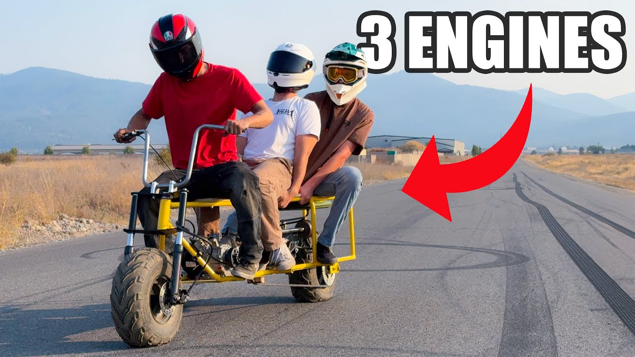 Building the world’s sketchiest mini bike for my friend