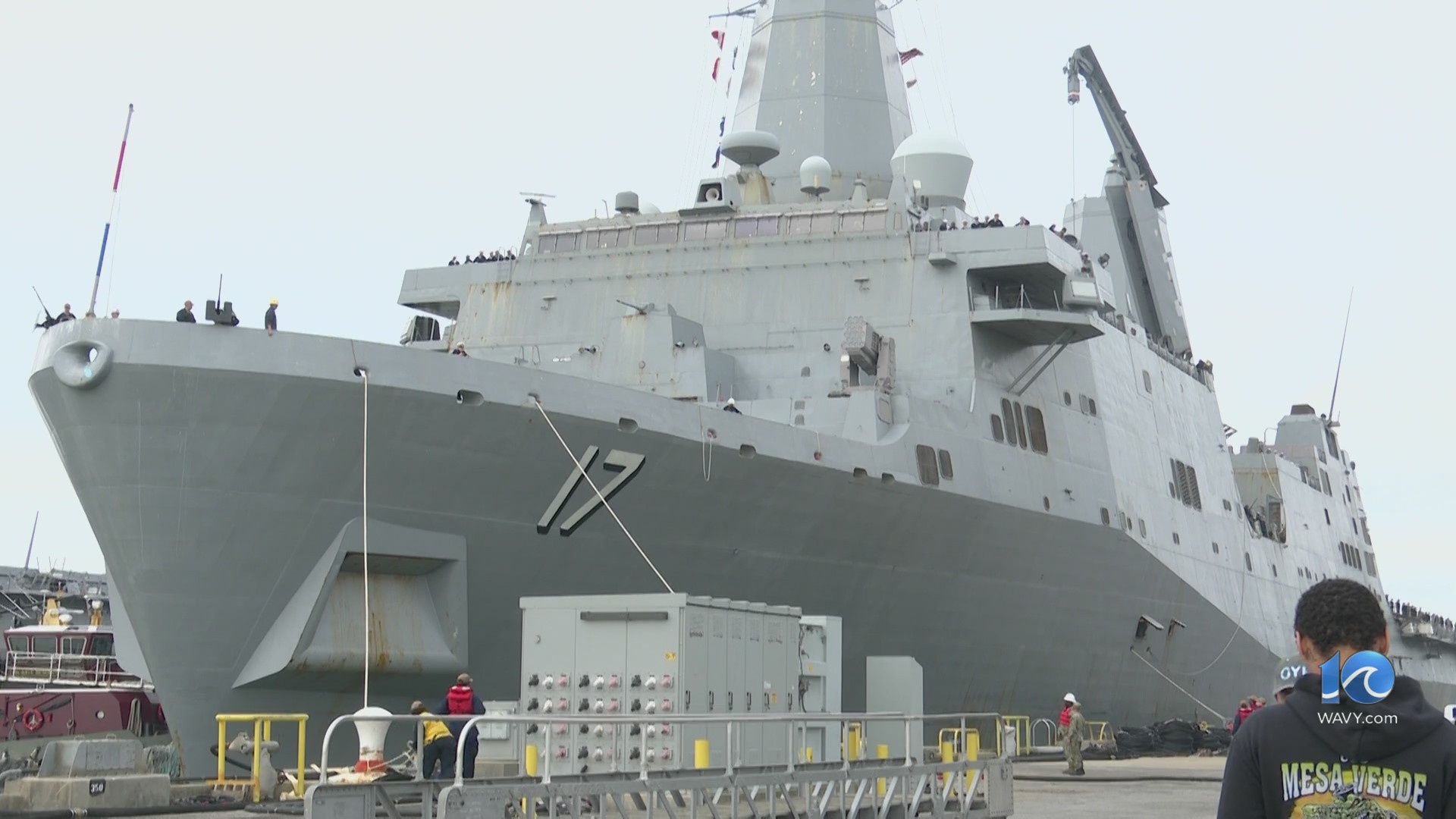 USS San Antonio returns to Naval Station Norfolk