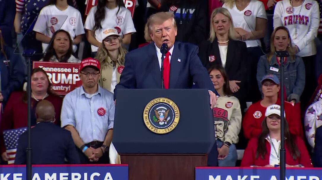 Trump returns to Georgia for rally today as races tighten