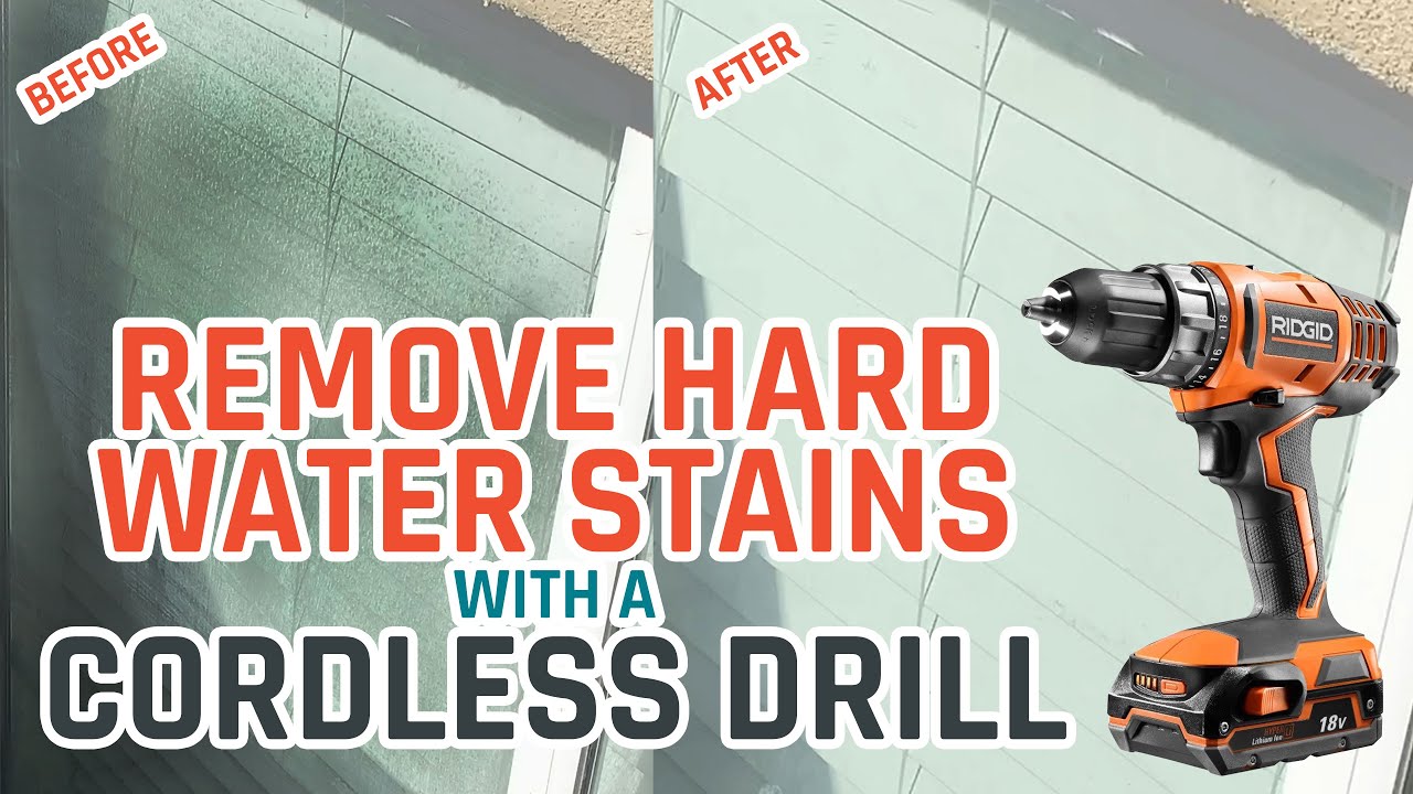 Remove hard water stains in seconds!