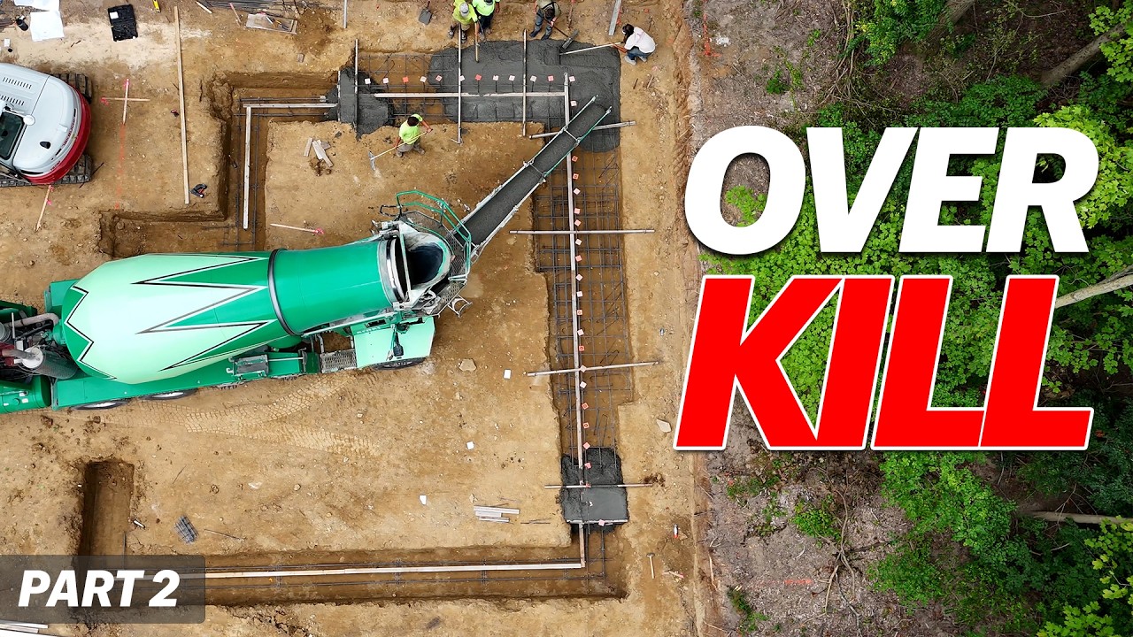 I built an insane foundation for my dream shop! 🏗️