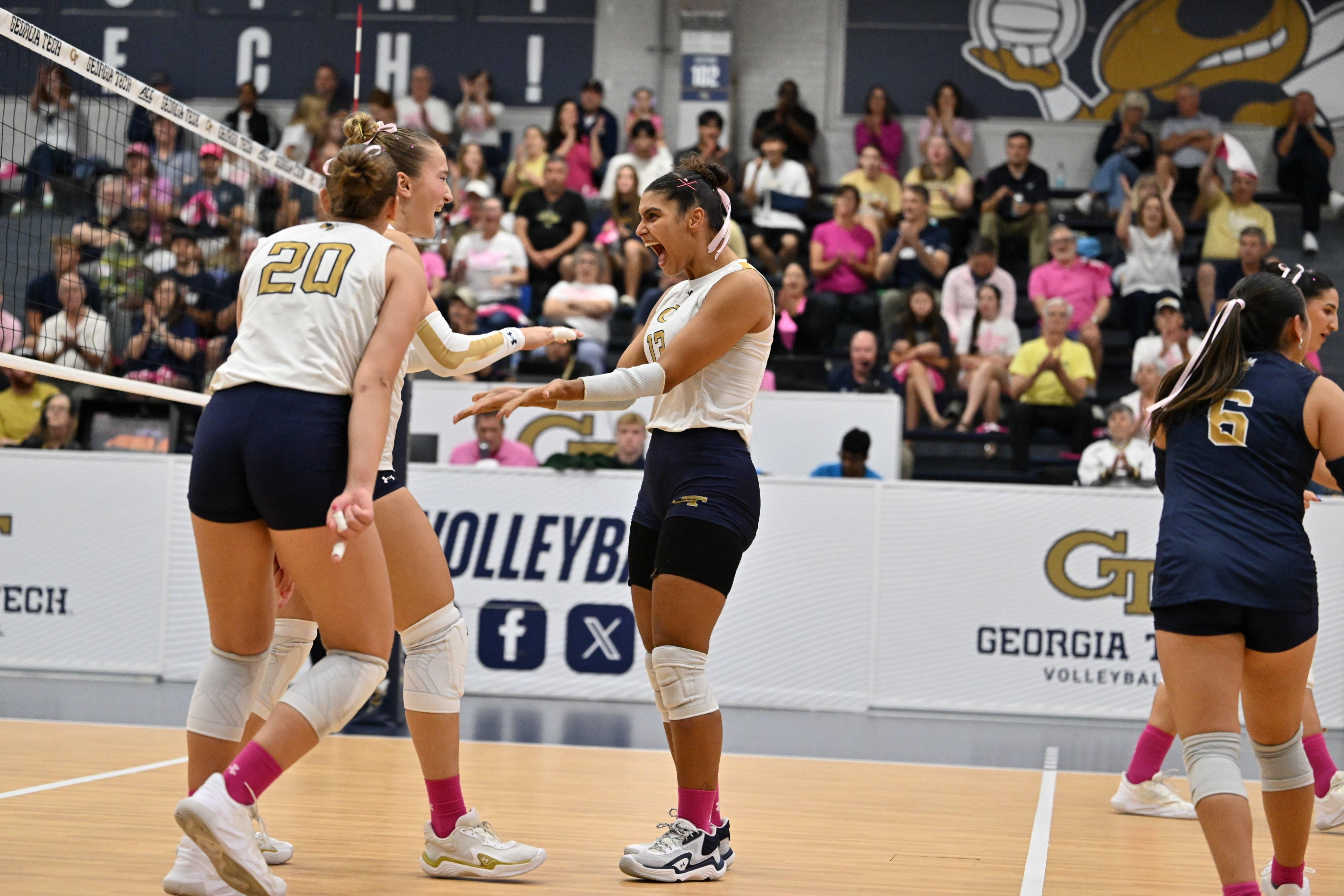 GT volleyball sweeps Syracuse 3-0