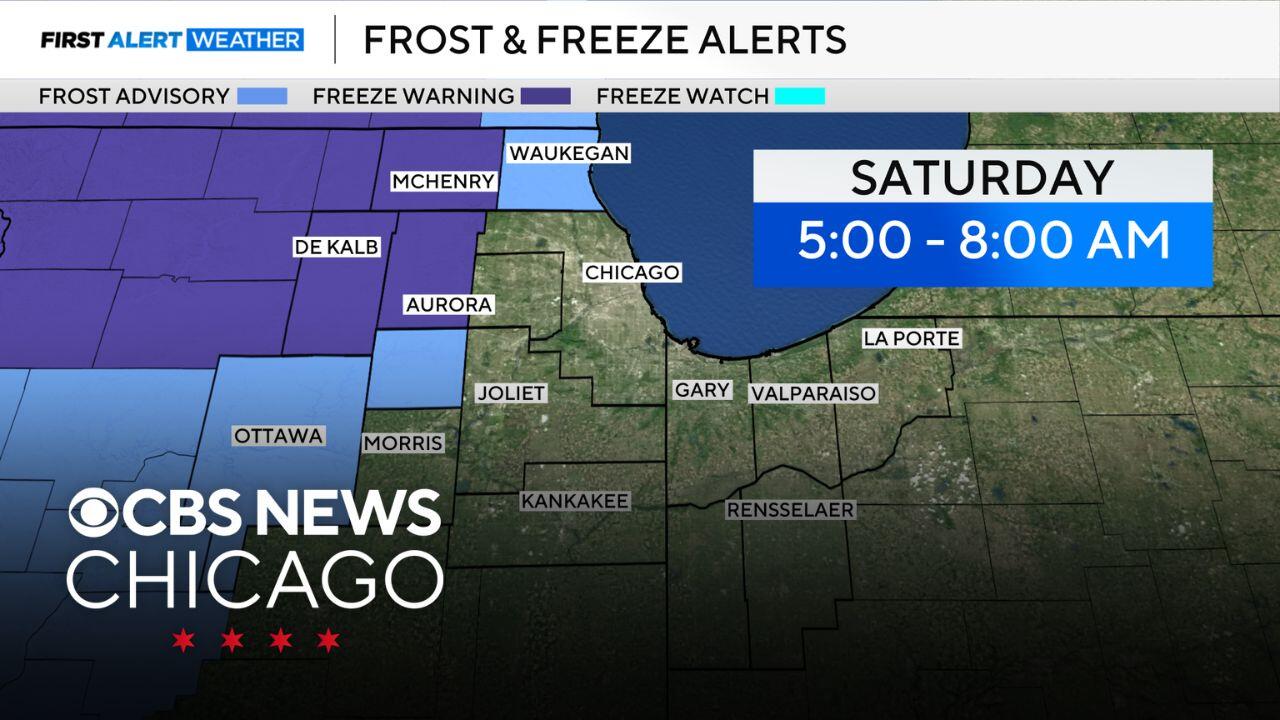Chicago weather: First frost of the season possible overnight