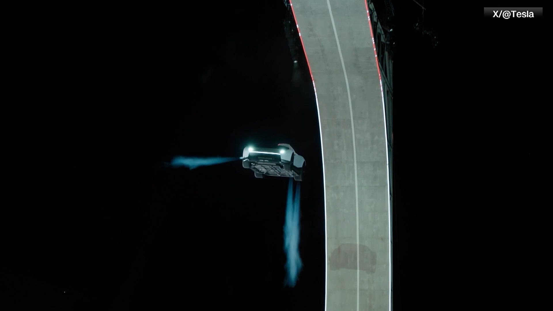 Tesla unveils flying car