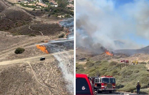 Wind-driven Norte fire burns homes, forces evacuations in Orange County