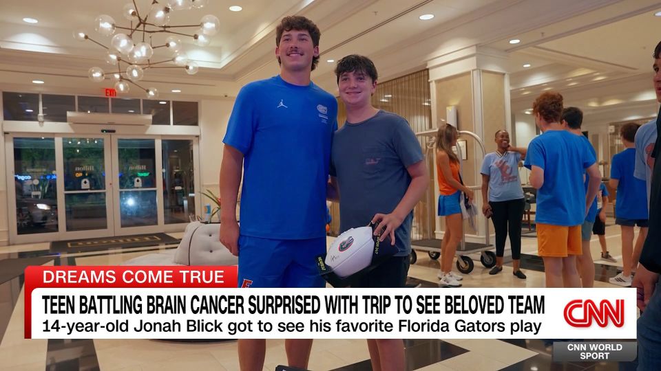 How the brave young Florida Gators fan Jonah Blick got a surprise of a ...