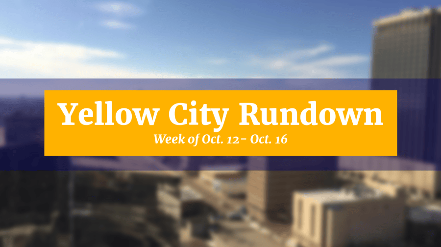 Yellow City rundown Oct. 12-16: WT McNair Scholars, Texas Panhandle First Responders Memorial