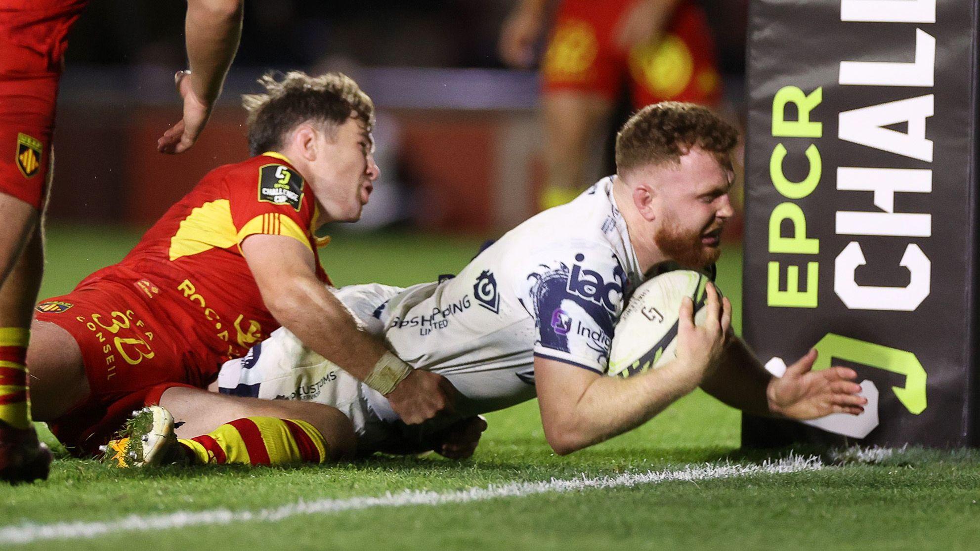 Four-try Dragons beat Perpignan but without bonus