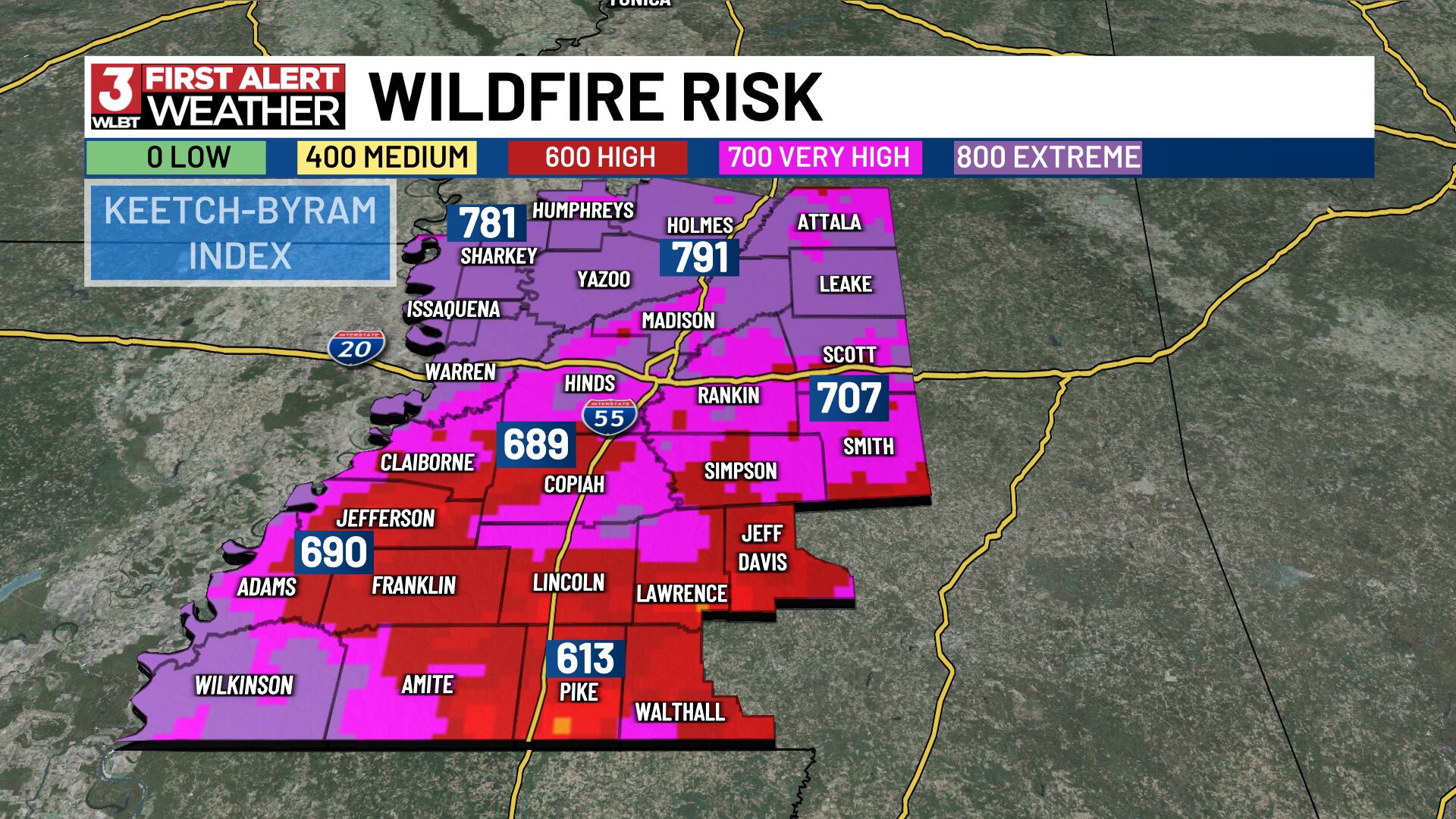 A significant fall cold front arrives Friday with extreme fire danger