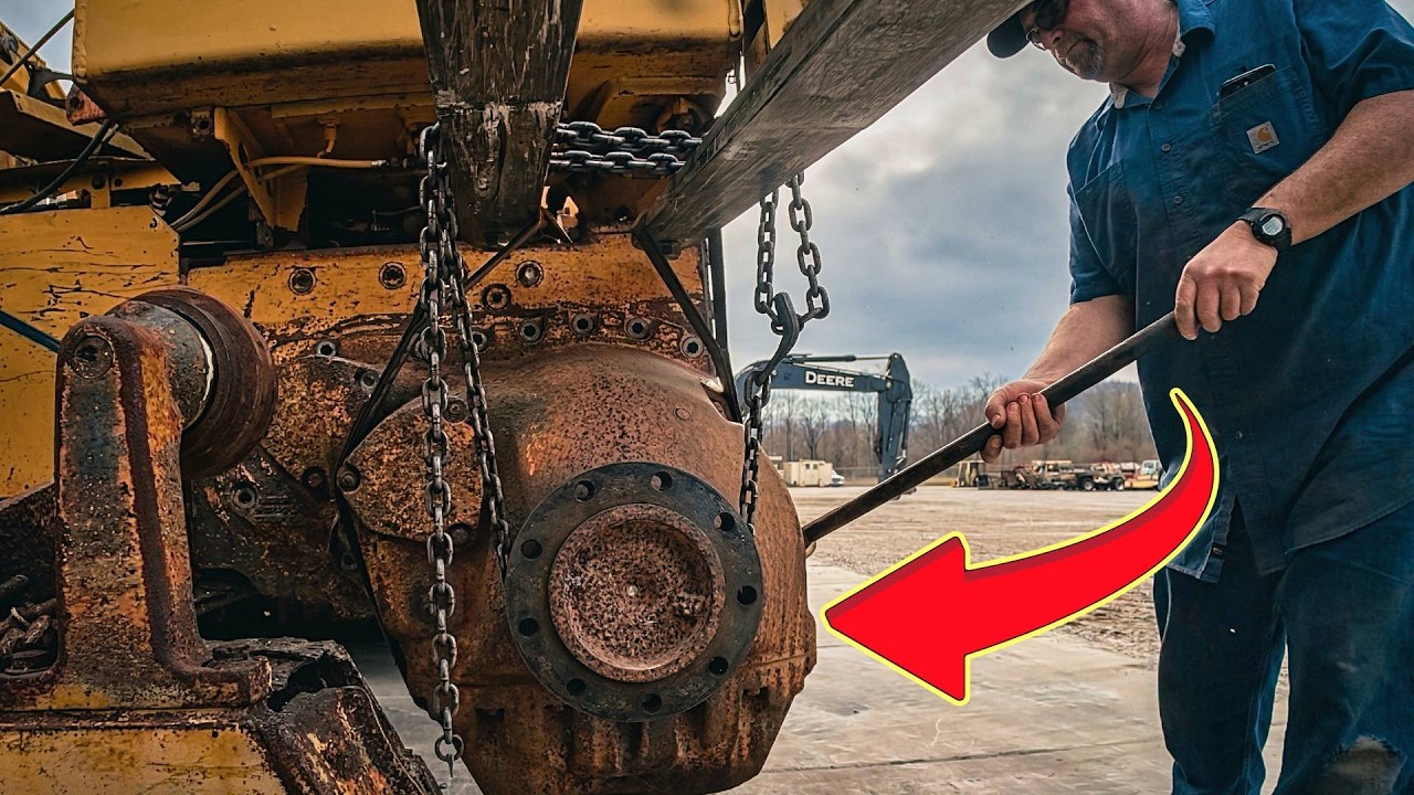 The $10,000 gamble salvaging a dozer final drive