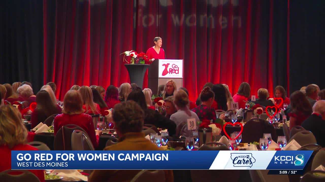 'Red means go': American Heart Association campaign focuses on women's ...