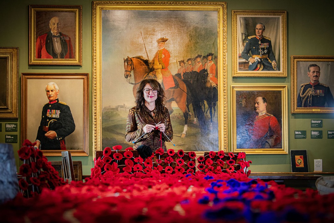 Richmond remembers poppy knitters