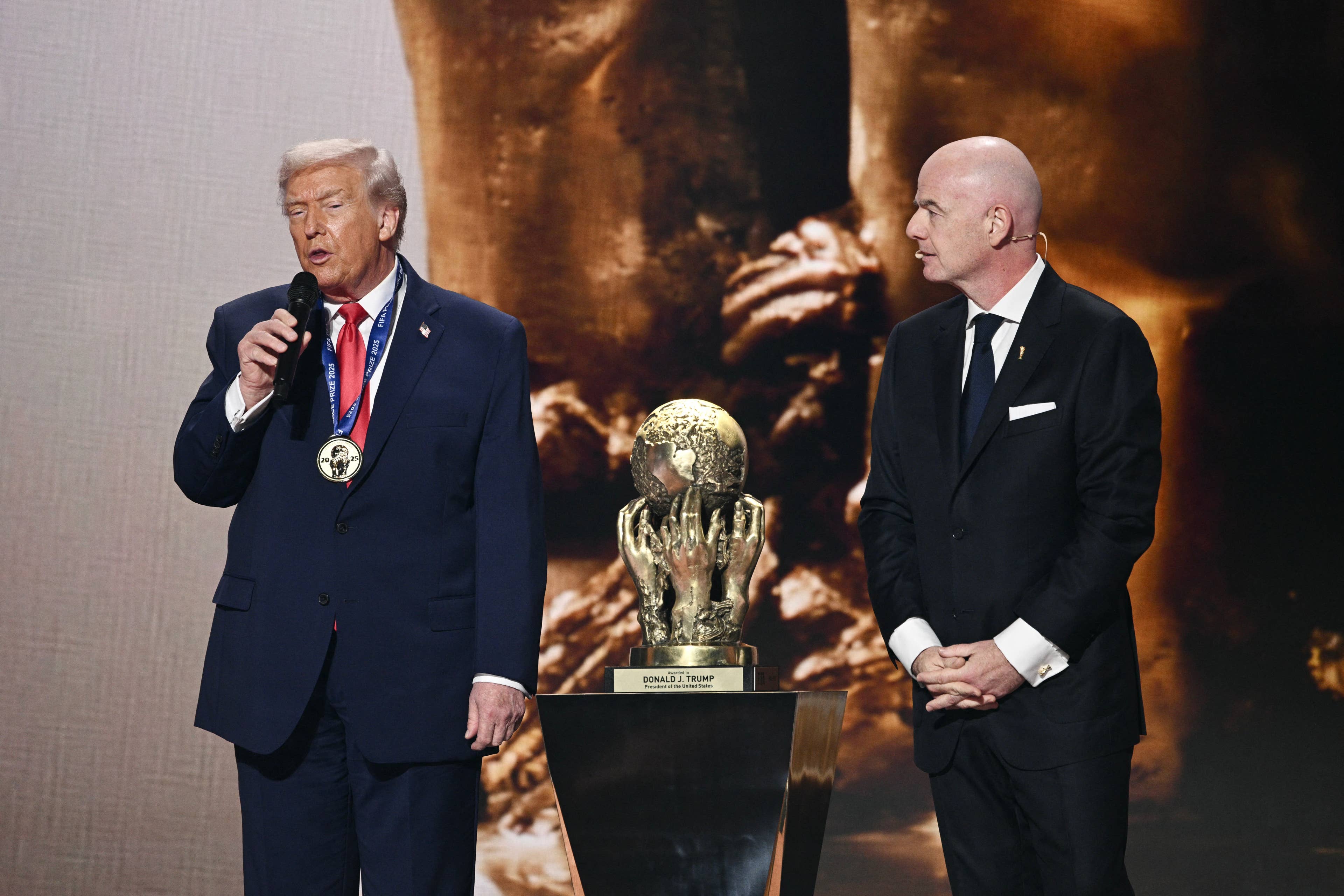 FIFA reviews future of peace prize after Trump’s controversial awarding