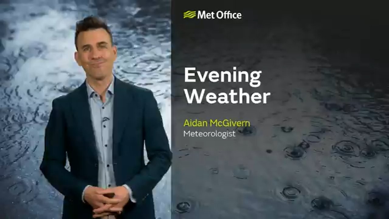 Met Office Wednesday evening weather forecast 10/06/2026