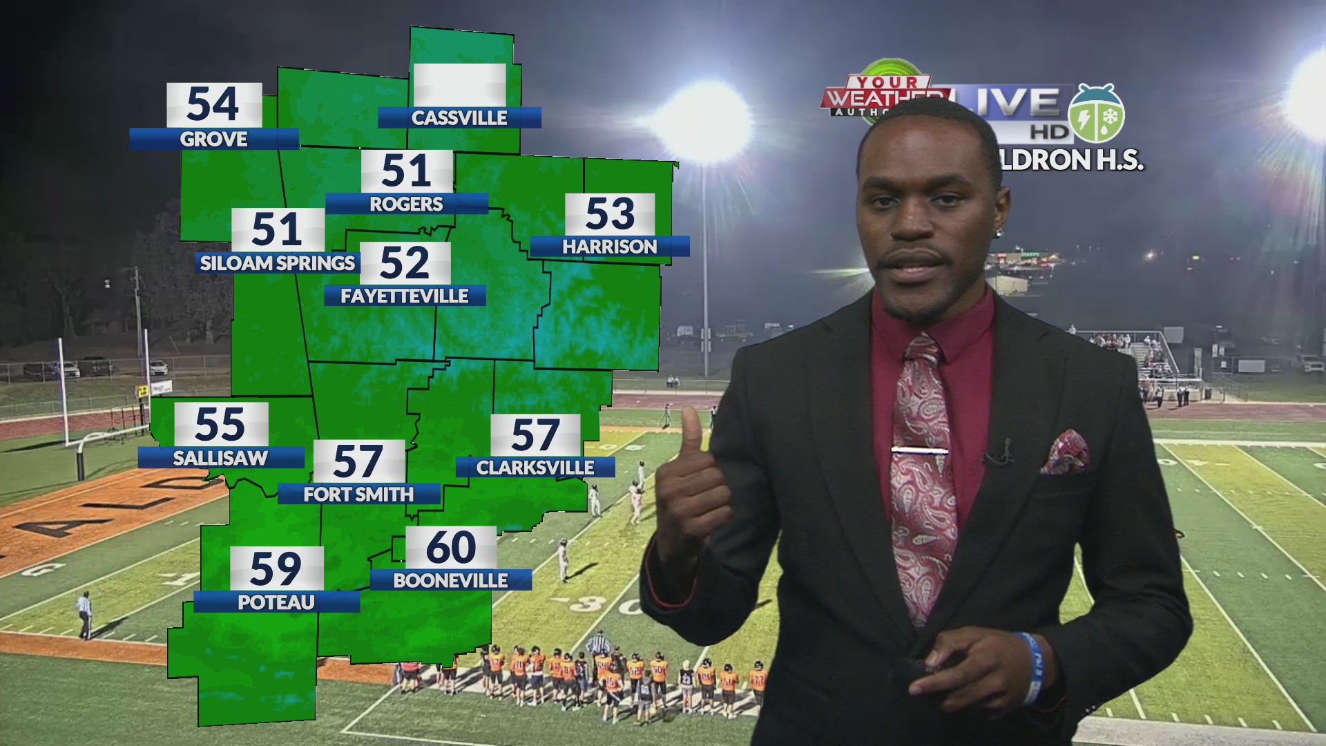 Friday, Oct. 16, 7 p.m. weather forecast
