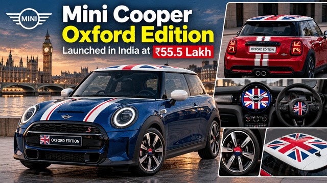 Mini Cooper Oxford Edition launched in India at ₹55.5 lakh: Check ...