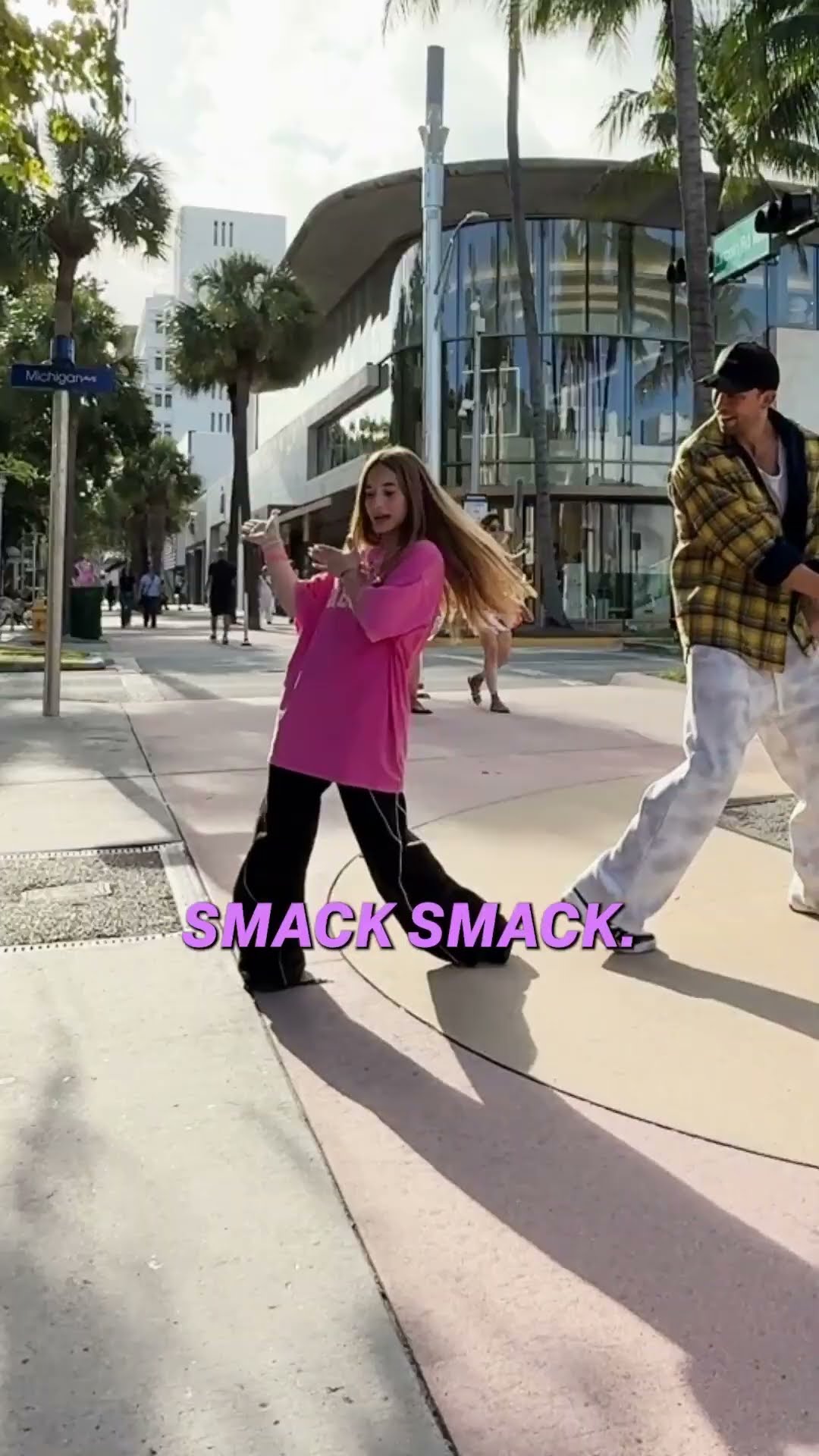 Unexpected street dance with Mandy from Rock Squad!