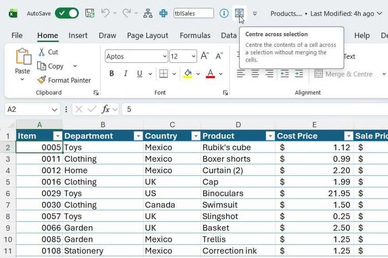 I've avoided merge & center in Excel for years, and Microsoft just made ...