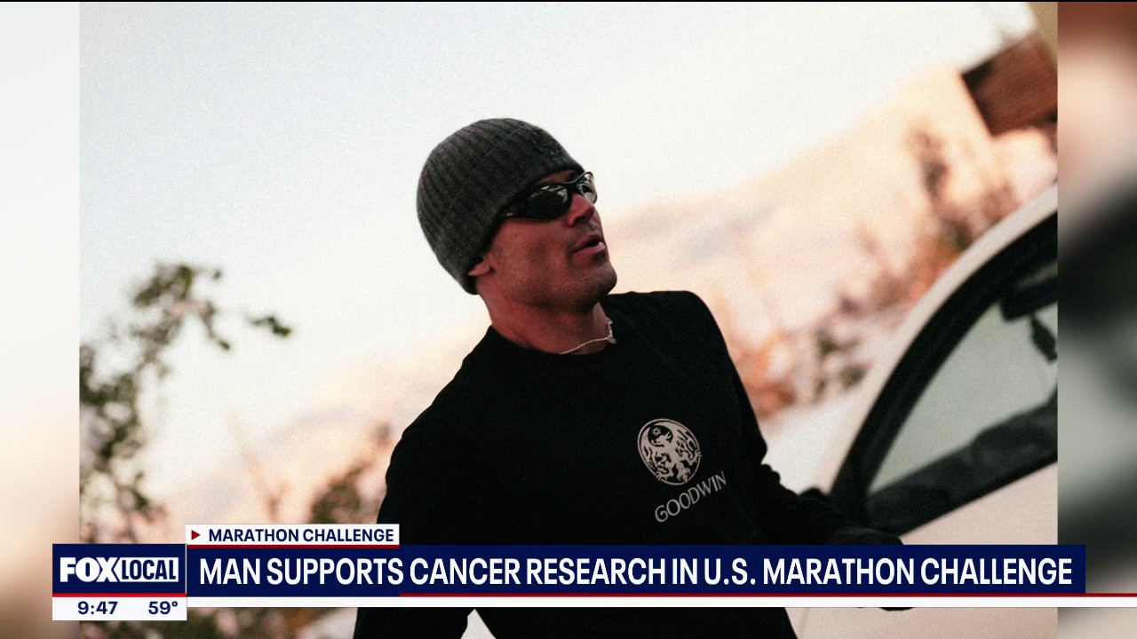 Athlete supports cancer research in US marathon challenge