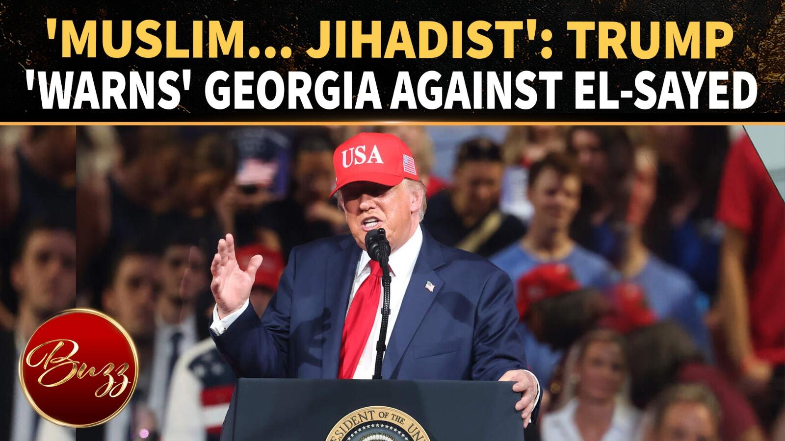 Trump mocks El-Sayed at Georgia rally, faces fierce criticism