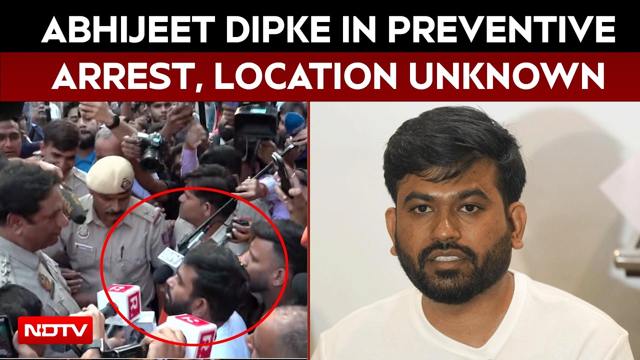 CJP protest | Abhijeet Dipke remains in custody after preventive arrest ...