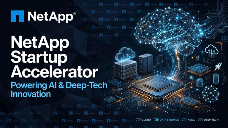 NetApp's new startup accelerator targets AI and deep-tech innovation