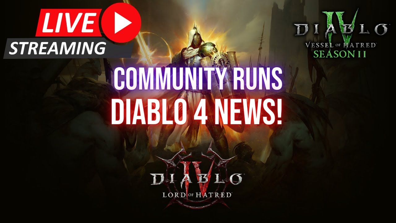 News! | Barbarian farming! Community runs! Level #DiabloIV #Diablopartner