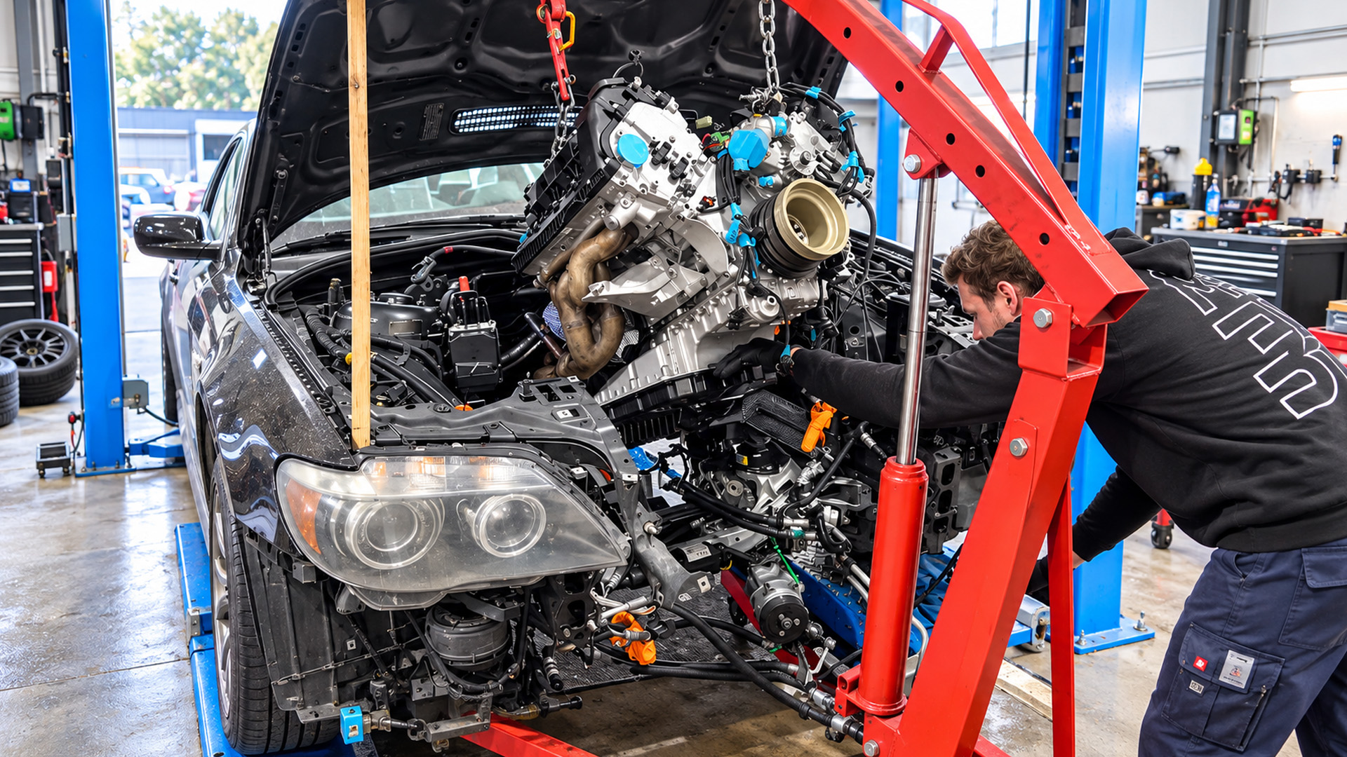 Alpina B7 engine reinstall brings first start closer
