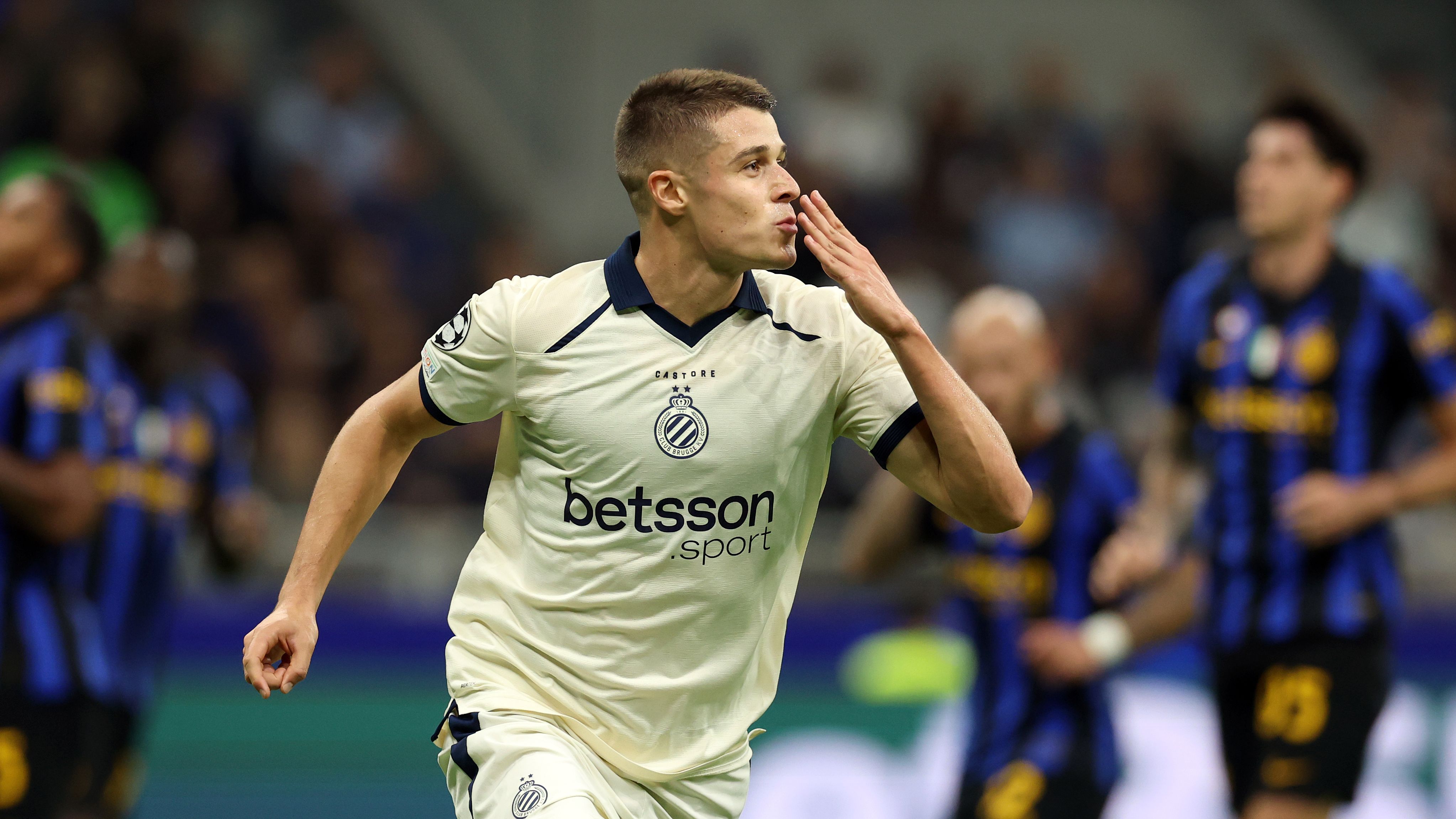 AC Milan step up pursuit of €50m Club Brugge striker Nicolo Tresoldi ...