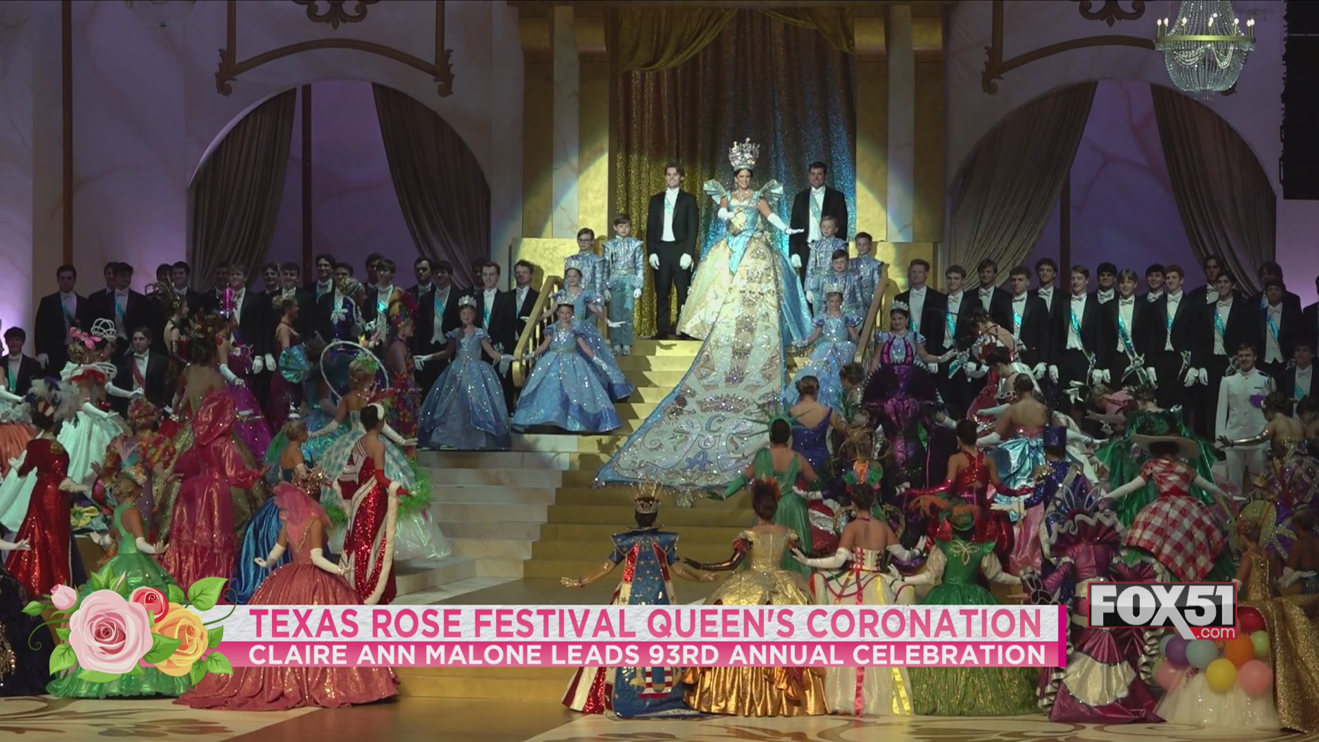 93rd Texas Rose Festival queen's coronation held in Tyler