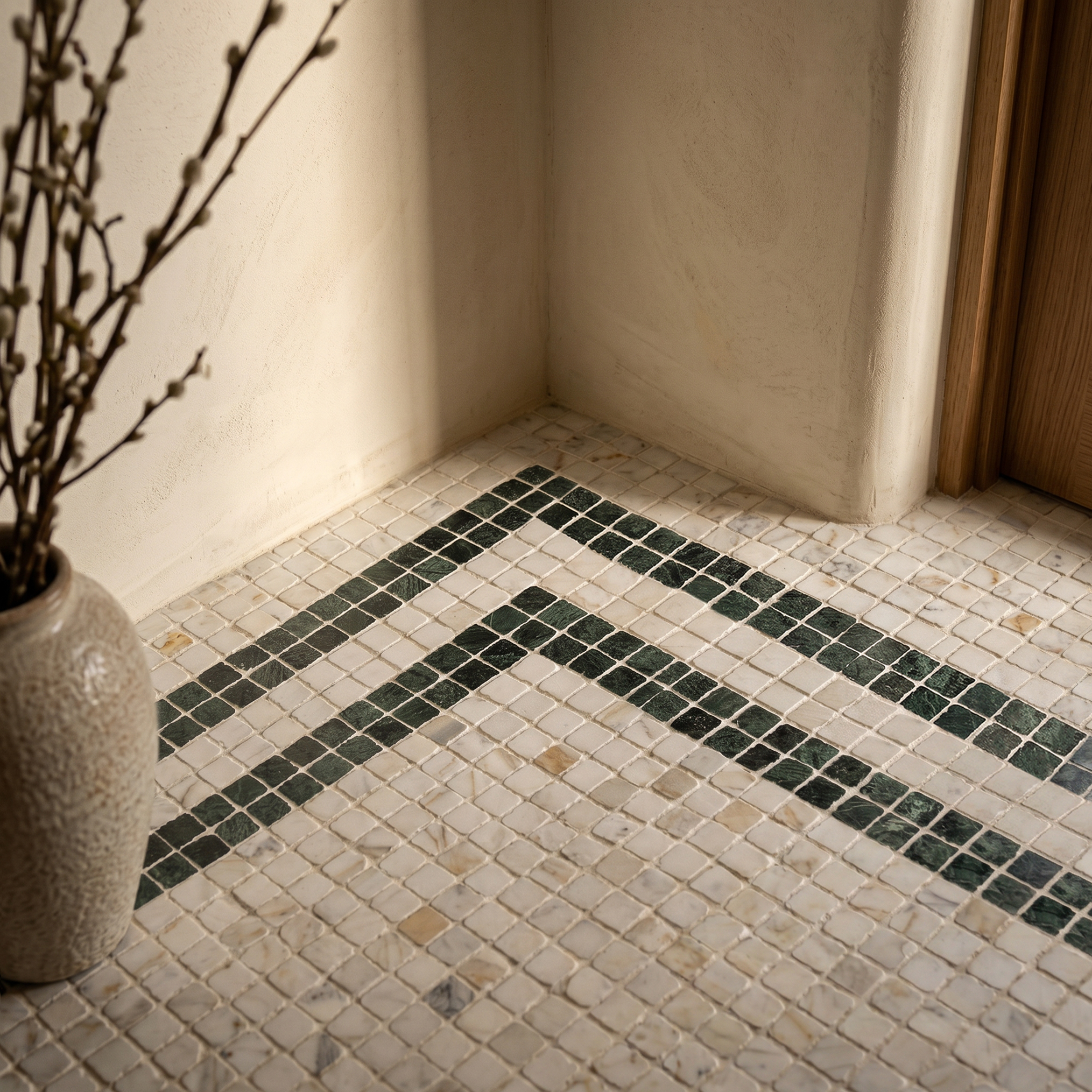 Piece together ancient Roman luxury with marble mosaics