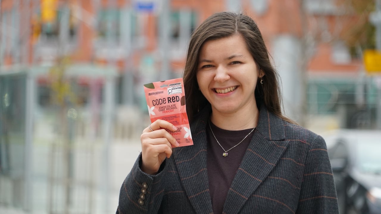 These dark chocolate squares are designed to help with period pain