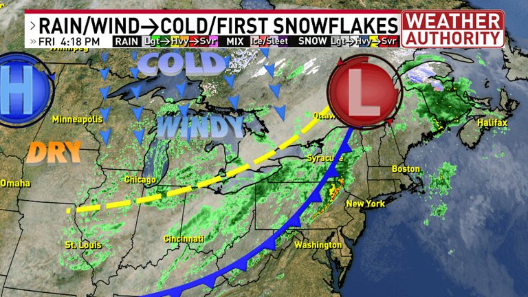 A sample of winter cold and wind on Saturday, not as cold out Sunday