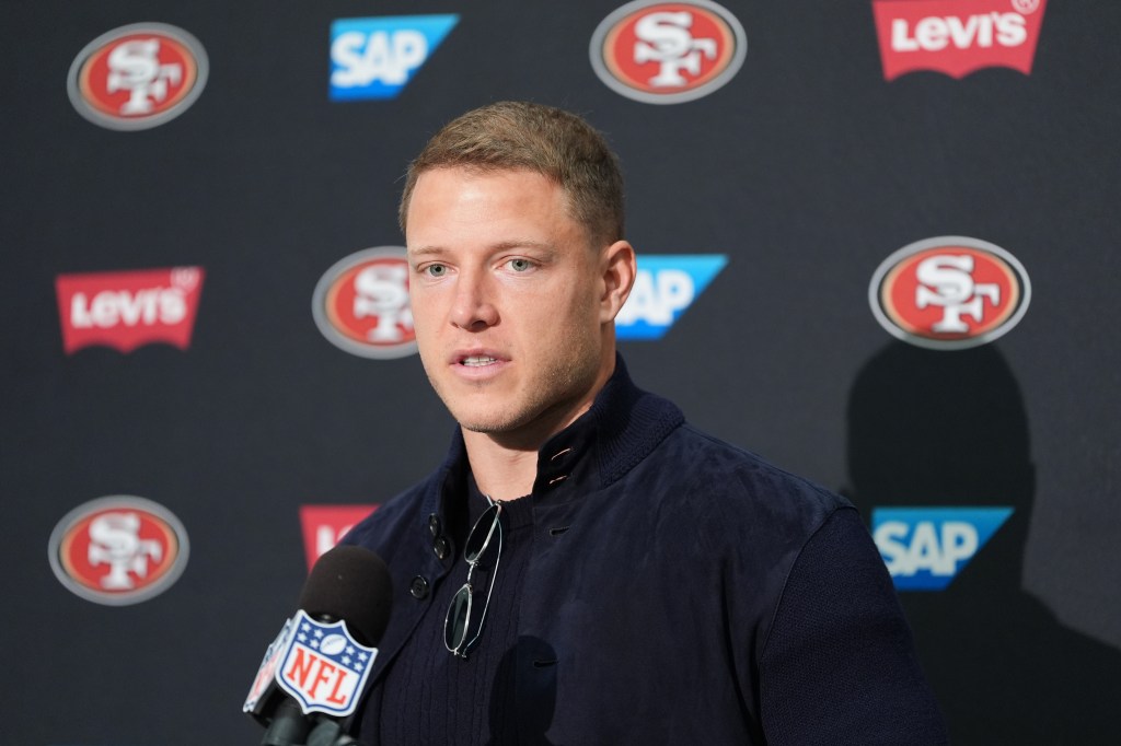 Christian McCaffrey trolls wife Olivia Culpo with cheeky parenting ...
