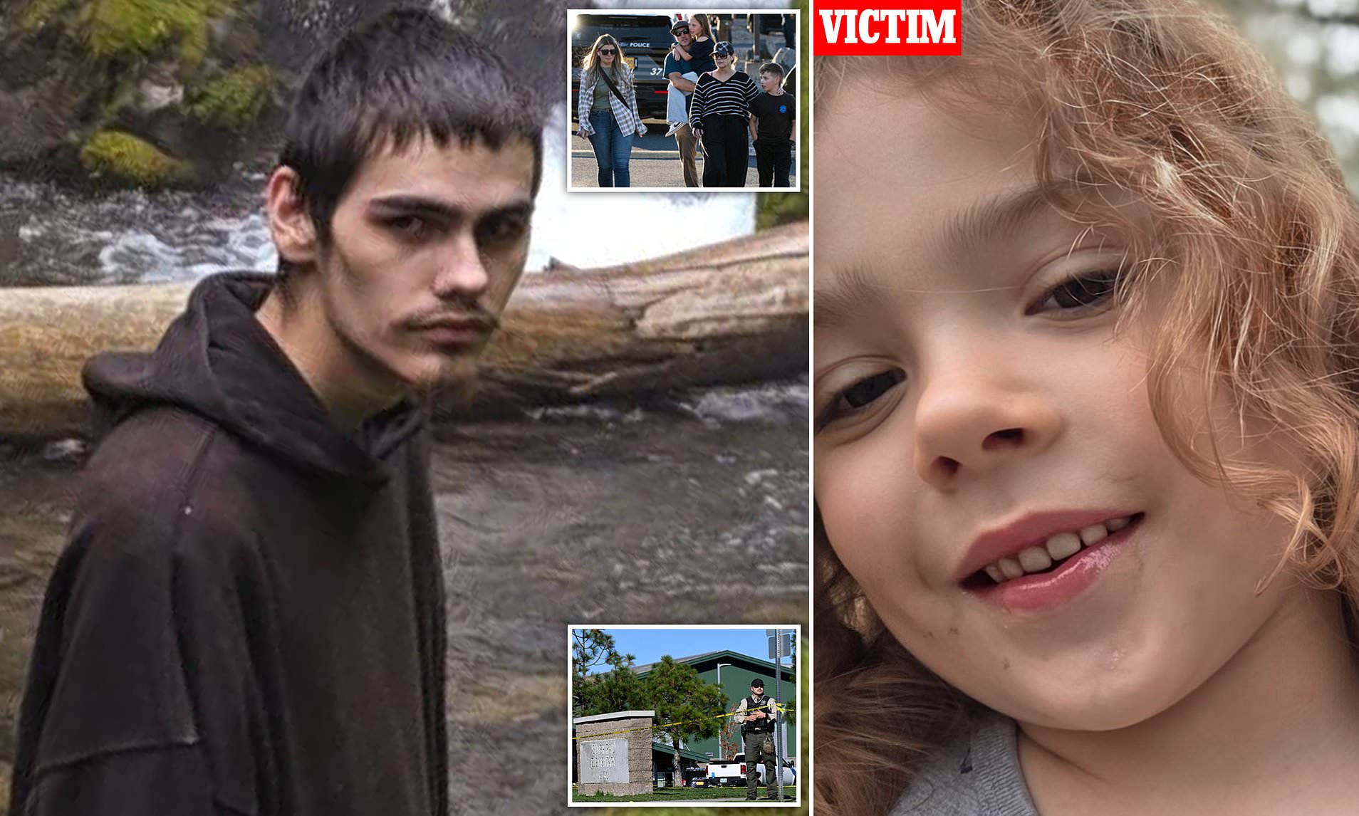 Oregon school shooter Griffin John II, 16, who killed three children and a teacher is pictured
