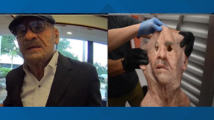 St. Pete man arrested for robbing bank wearing 'old man' mask, DOJ says