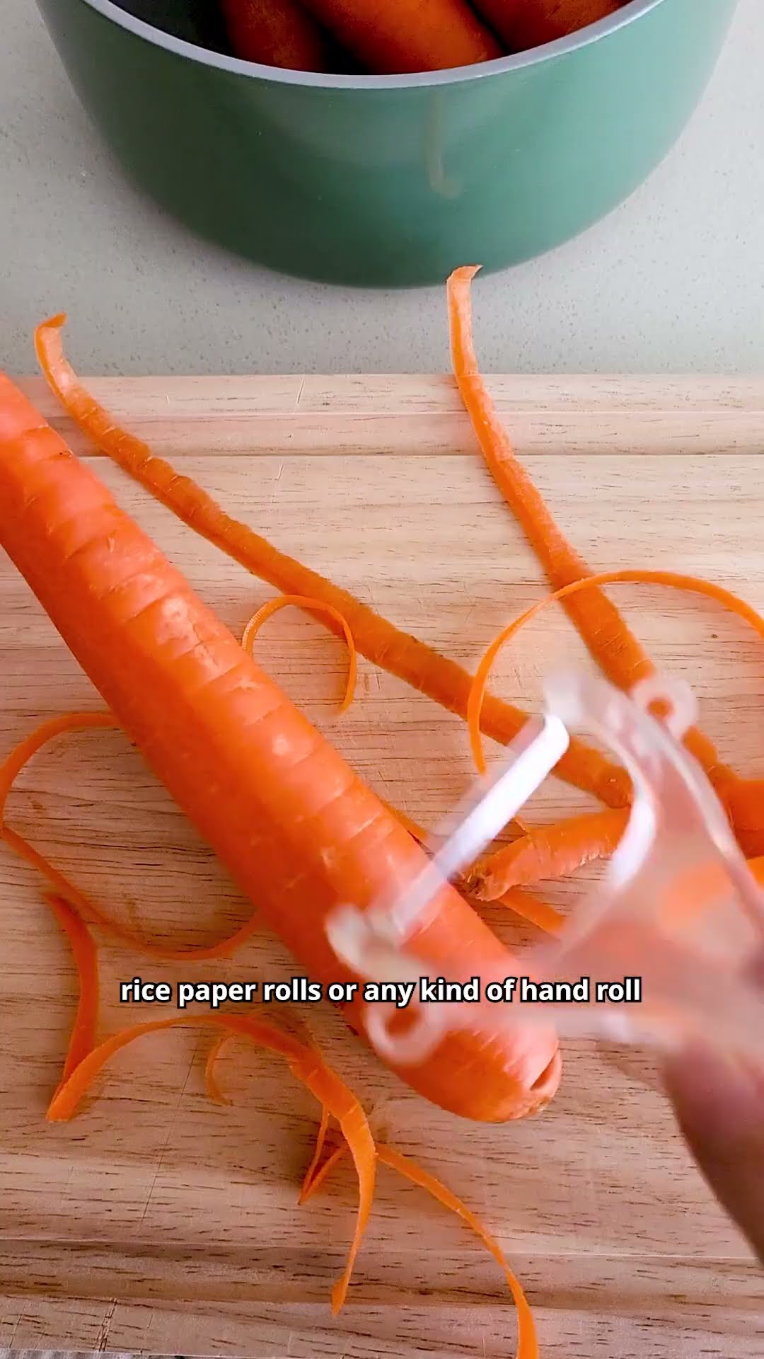 Quick pickled carrots for sushi, kimbap & rice paper rolls: Easy ...