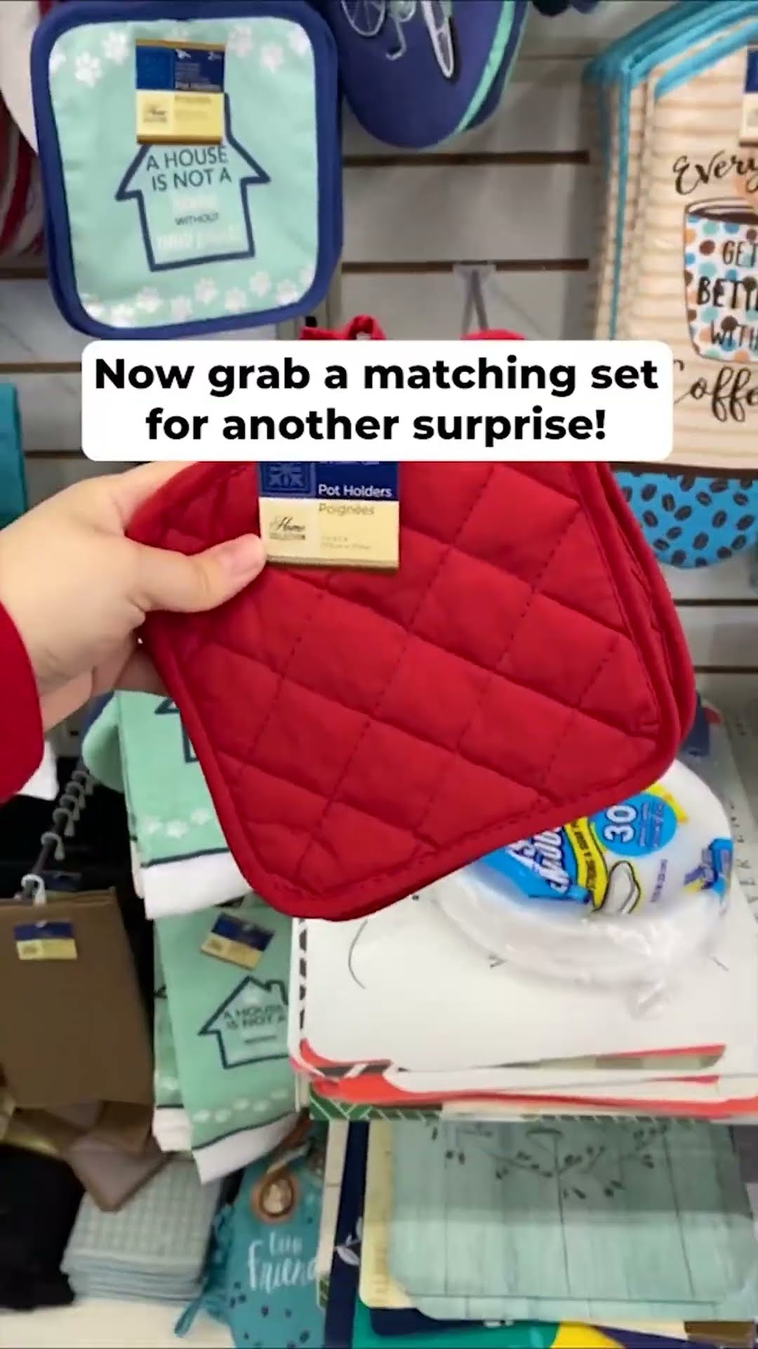 Grab Dollar Tree potholders...